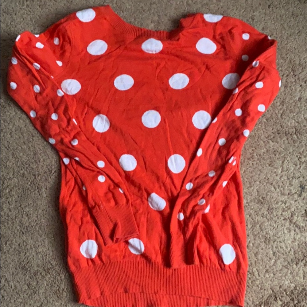 Express Polka dot sweater